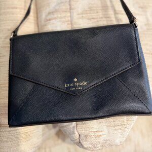 Kate Spade Cedar Street Monday Envelope Crossbody Black Handbag